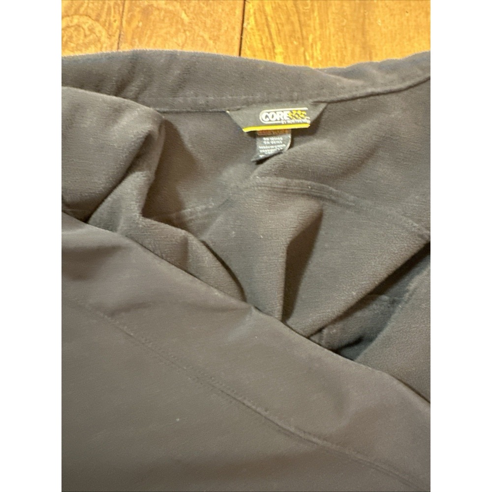 CORE 365 Men's Softshell Jacket FullZip Lightweight Fleece Lined Gray Black XL - Picture 9 of 9